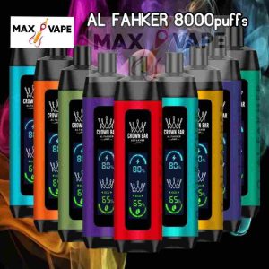 Al Fakher 8000 Puffs (CROWN BAR) Disposable in Dubai UAE - Image 1