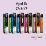 Vgod Pod 1k Disposable Vape (1000 Puffs) In UAE