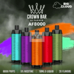 Al Fakher 8000 Puffs (CROWN BAR) Disposable in Dubai UAE