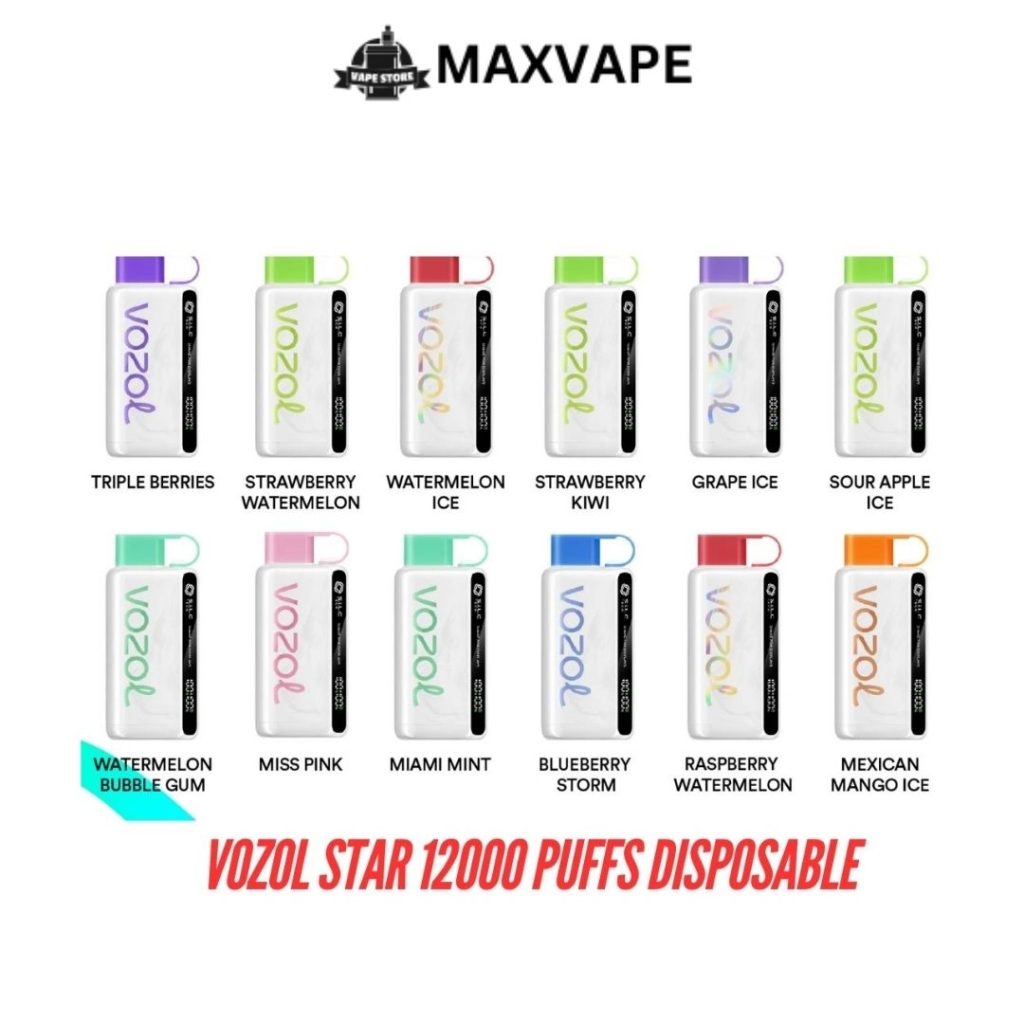 Vozol Star 12000 Puffs Disposable Vape in Dubai