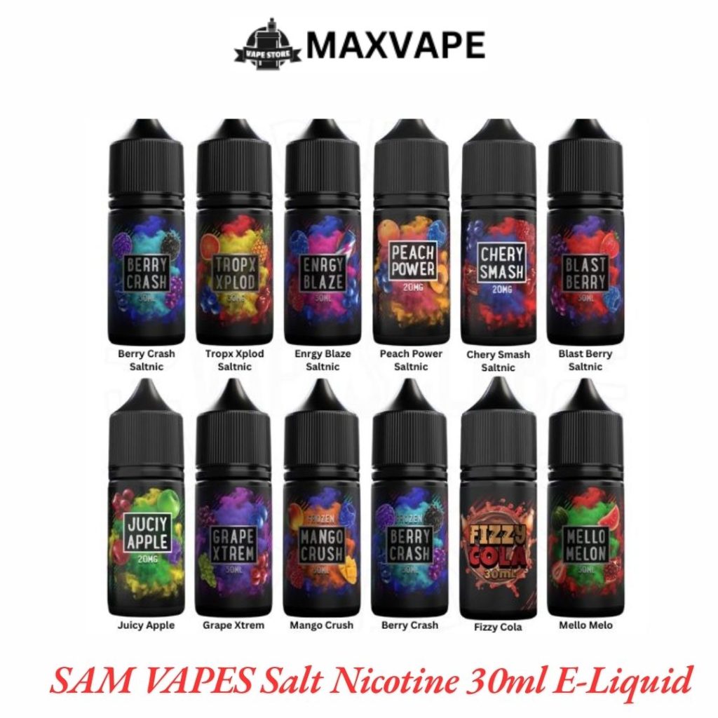 SAM VAPES Salt Nicotine 30ml E-Liquid