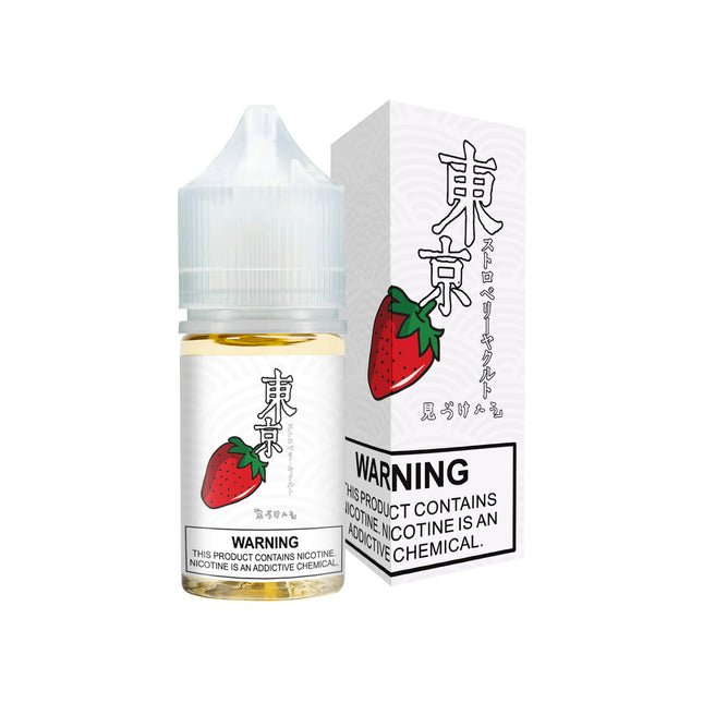 2024/12/1000475727.jpg Tokyo E juice Iced Strawberry Yakult Saltnic 30ml - Image 1