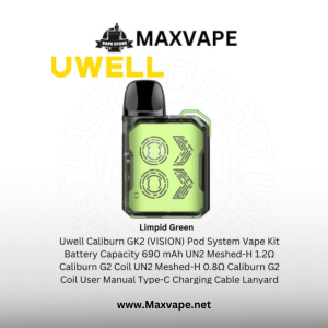 Buy Uwell GK2 Vision Kit Battery Capacity 690 mAh In Dubai - Image 5