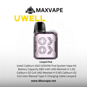 Buy Uwell GK2 Vision Kit Battery Capacity 690 mAh In Dubai - Image 6