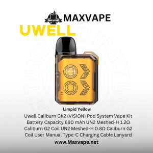 Buy Uwell GK2 Vision Kit Battery Capacity 690 mAh In Dubai - Image 7
