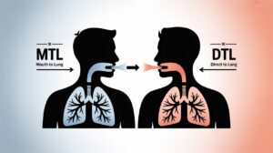 direct to lung vs mouth to lung