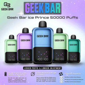 Buy GeekBar Ice Prince 50000 Puffs Disposable Vape UAE - Image 1