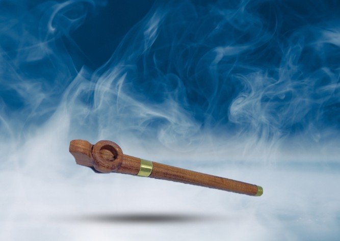 Medwakh Pipe Wood 2 Ring Design Medwakh Pipe Wood 2 Ring Design