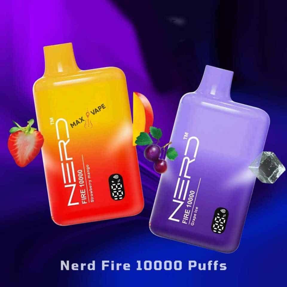 2025/11/1000465158.jpg Nerd Fire 10000 Puffs 20mg Disposable Vape - Image 1