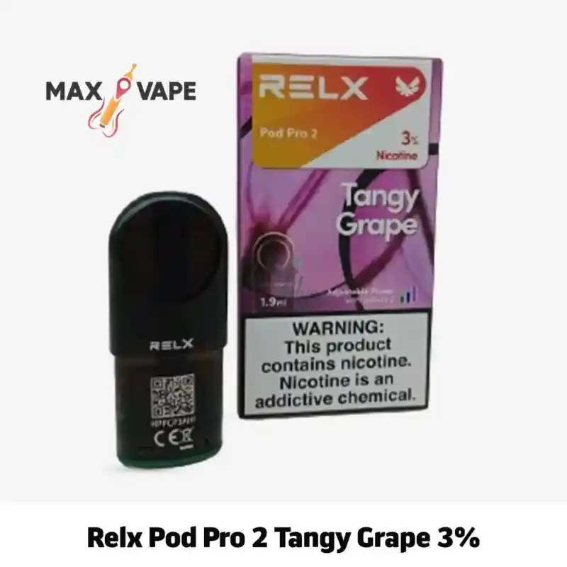 RELX Pod Pro 2 Tangy Grape 3% RELX Pod Pro 2 Tangy Grape 3%