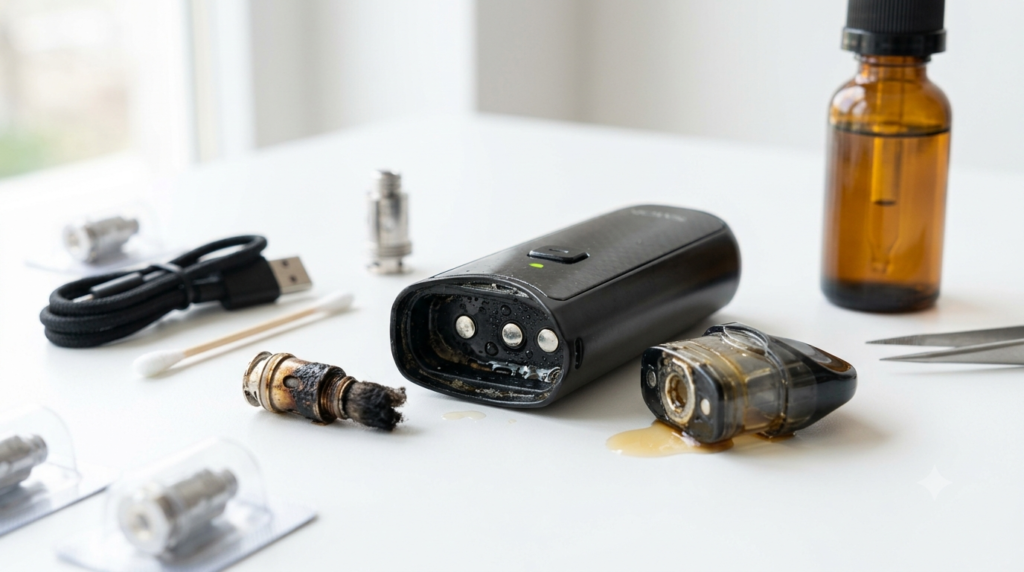 Ultimate Guide to How to Fix a SMOK Nord: Troubleshooting, Usage & Expert Tips 2026 3 Common SMOK Nord issues including leaking, burnt taste and charging problems