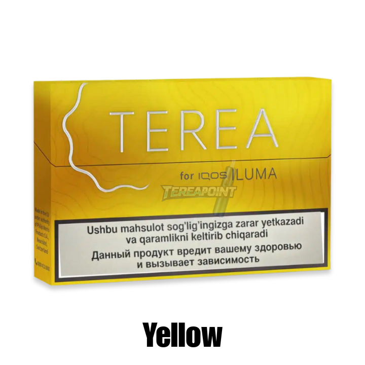 IQOS-Terea-Yellow-Uzbekistan.png IQOS Terea Yellow Uzbekistan – Smooth & Vibrant Heat-Not-Burn Tobacco - Image 1