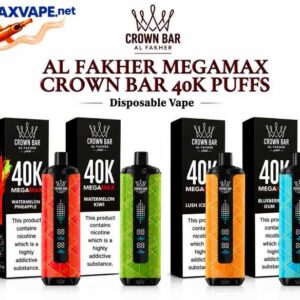 Al Fakher Crown Bar Mega Max 40,000 Puffs