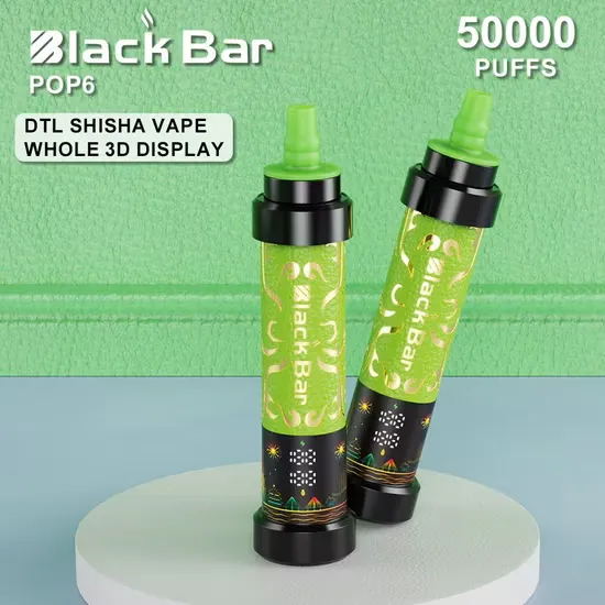 disposable black bar 50000